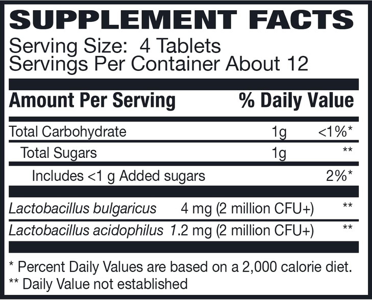 Rising Health - Floranex Tablets - Lactobacillus Probiotic Dietary Supplements