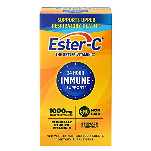 Ester-C Vitamin C 1000 mg Coated Tablets, Immune System Booster
