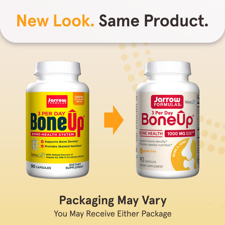 Jarrow Formulas BoneUp Three Per Day for Bone Density and Skeletal Nutrition