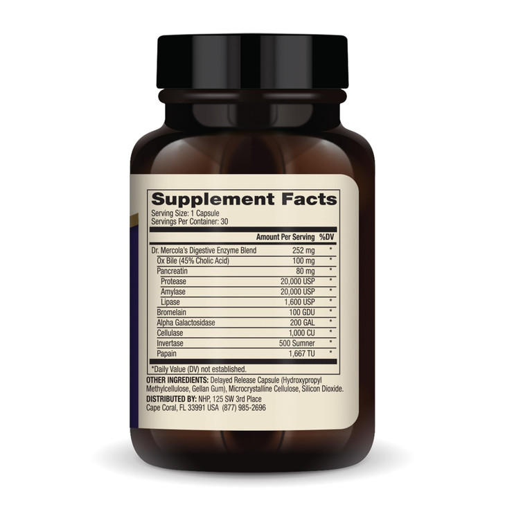 Dr. Mercola Digestive Enzymes, 0.5 Ounce