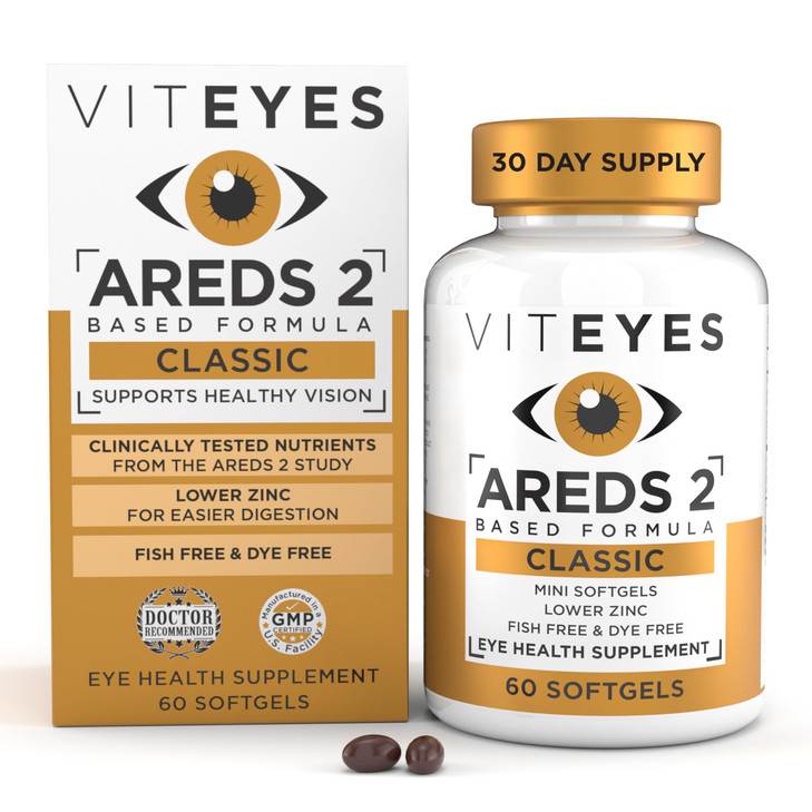 Viteyes AREDS 2 Classic Macular Health Formula Softgels, Eye Health Vitamin