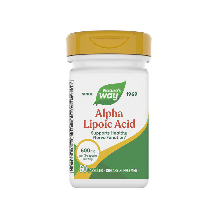 Nature's Way Alpha Lipoic Acid, Supports Healthy Nerve Function & Antioxidant