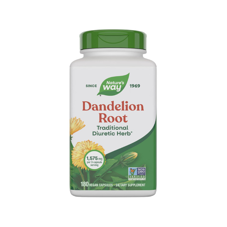 Nature's Way Dandelion Root, Traditional Diuretic Herb*, Traditionally used