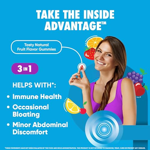 Digestive Advantage Probiotic Gummies For Digestive Health, Vitamin D, Daily