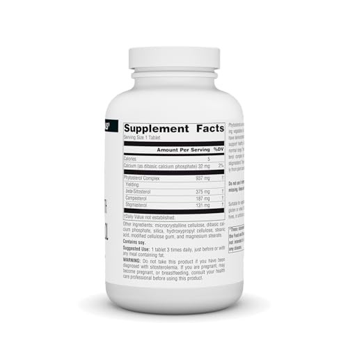 Source Naturals Mega Strength Beta Sitosterol 375mg - 120 Tablets