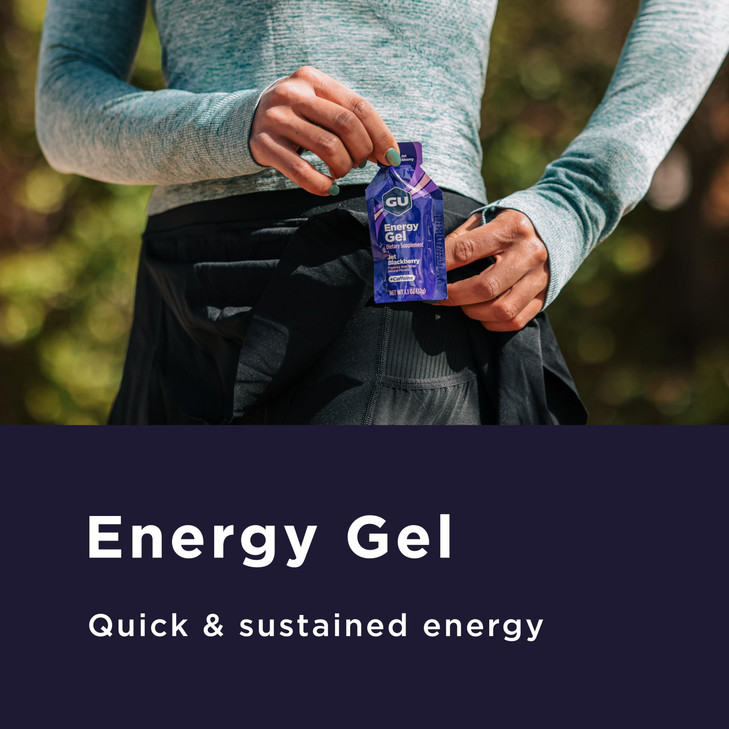 GU Energy Original Sports Nutrition Energy Gel, Vegan, Gluten-Free, Kosher