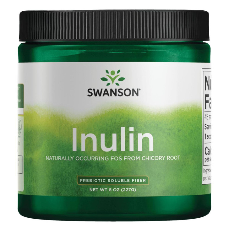 Swanson Inulin - Prebiotic Soluble Fiber Powder Promoting Digestive Health
