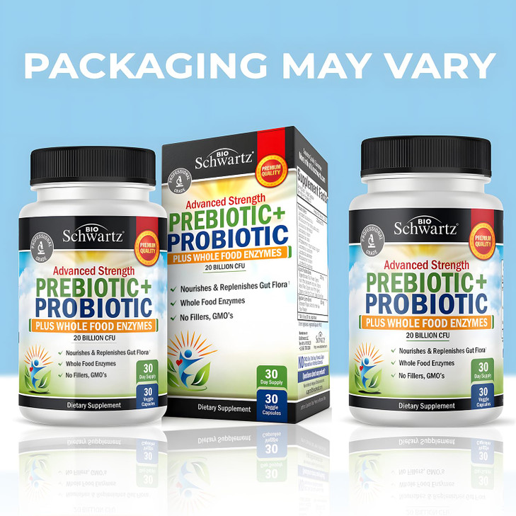 Advanced Prebiotics and Probiotics for Women & Men, Immune, Digestive & Gut