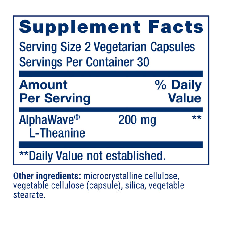 Life Extension L-Theanine, Amino Acid theanine, Calm, Relaxation, Mood