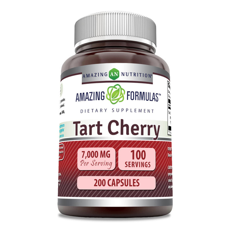 Amazing Formulas Tart Cherry Extract 700 Mg Extract (10:1) Per Serving Capsules
