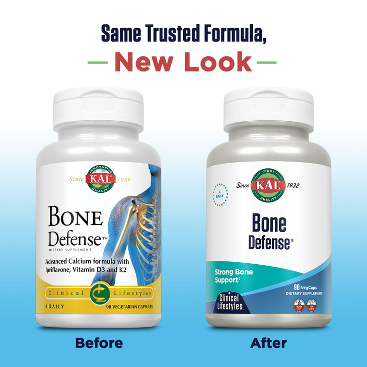 KAL Bone Defense - Healthy Bone Strength and Density Supplement