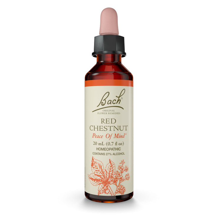 Bach Original Flower Remedies, Red Chestnut - Peace of Mind