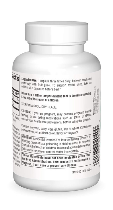 Source Naturals: L-Tryptophan, 500 mg 90 caps