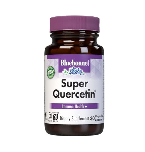 Bluebonnet Nutrition Super Quercetin Vegetable Capsules, Vitamin C Formula
