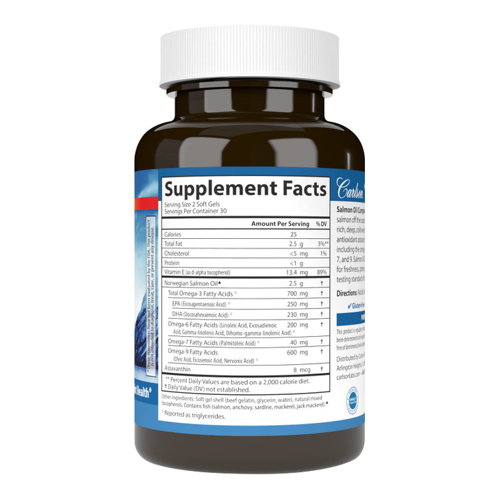 Carlson - Salmon Oil Complete, 700 mg Omega-3s