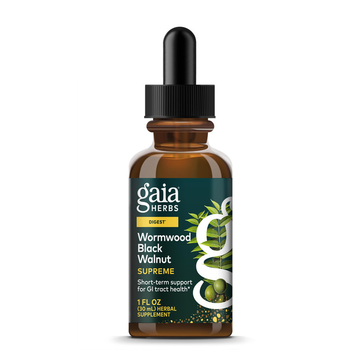Gaia Herbs Wormwood Black Walnut Supreme - Digestive Support Supplement