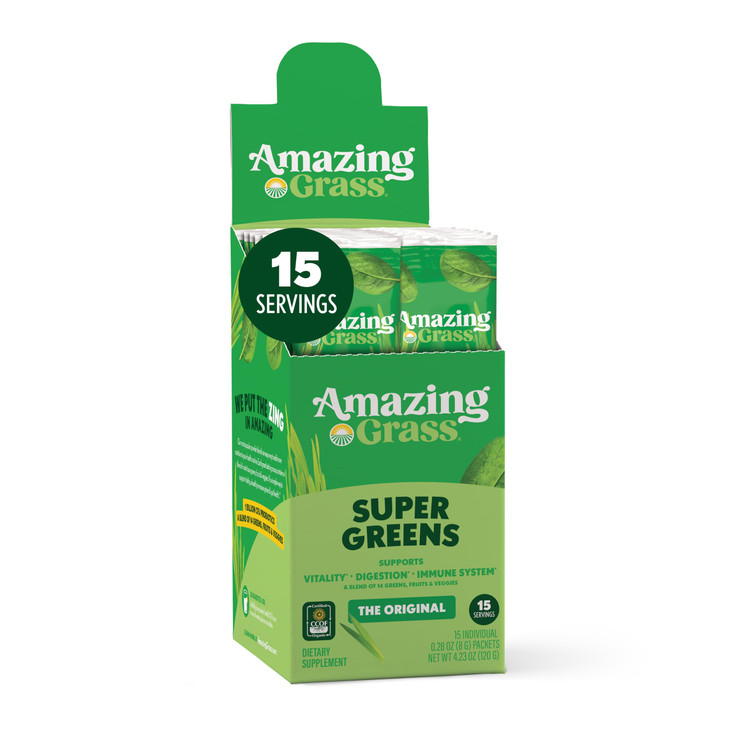 Amazing Grass Greens Blend Superfood: Super Greens Powder Smoothie Mix