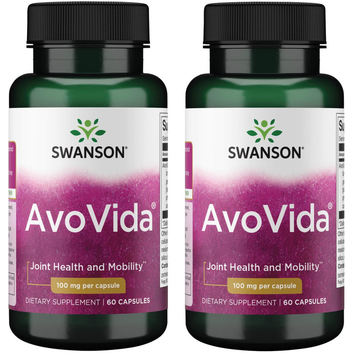 Swanson Avovida 100 Milligrams 60 Capsules (2 Pack)