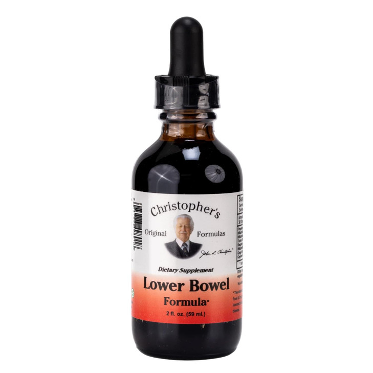 Christopher's Original Formulas Lower Bowel Extract, Herbal Support with Cascara