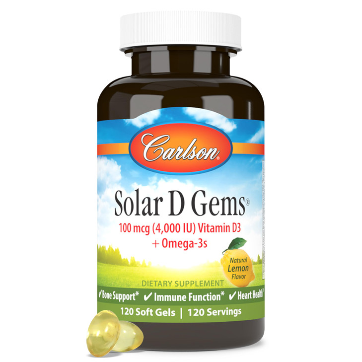 Carlson - Solar D Gems, Vitamin D3 and
