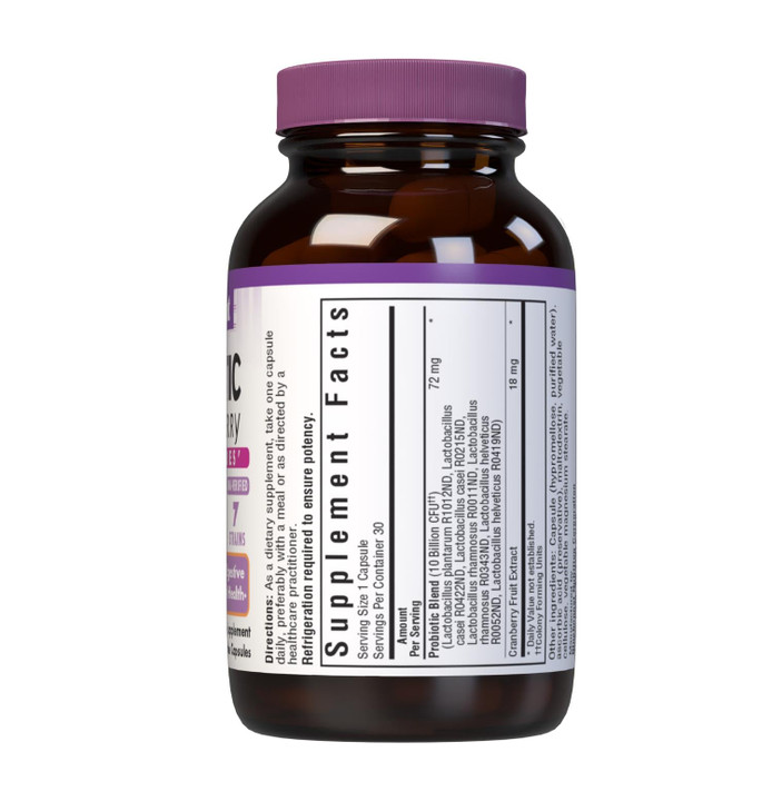 Bluebonnet Nutrition Ladies' Probiotic and Cranberry, 10 Billion CFU Per