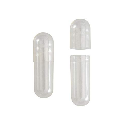 Frontier Co-op Gelatin Capsules Clear "0" | 1000 Count