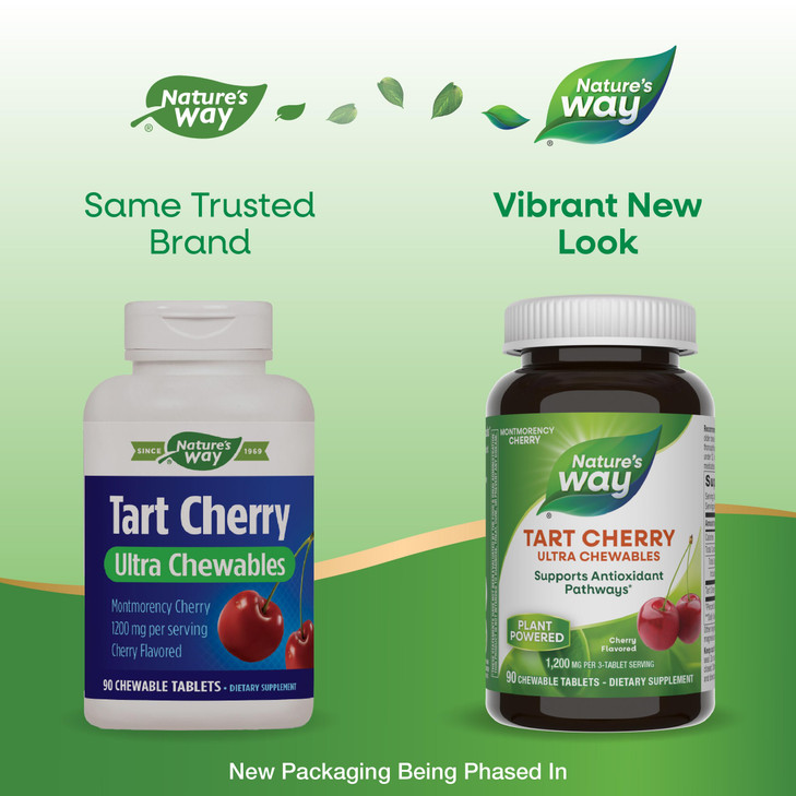 Nature's Way Tart Cherry Ultra Chewables, Supports Antioxidant Pathways*