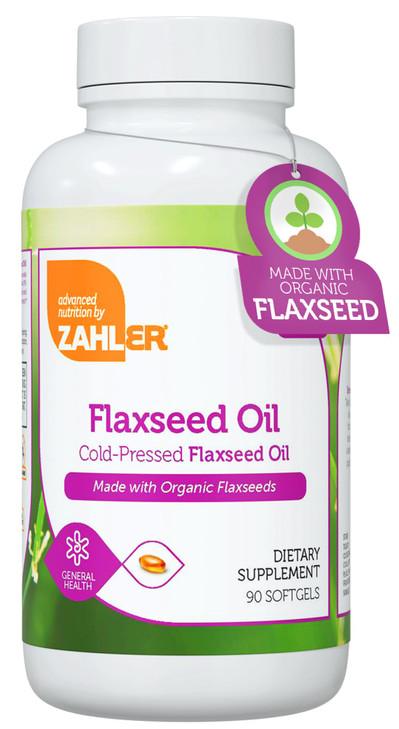 Zahler Organic Flaxseed Oil - 1000mg Softgels