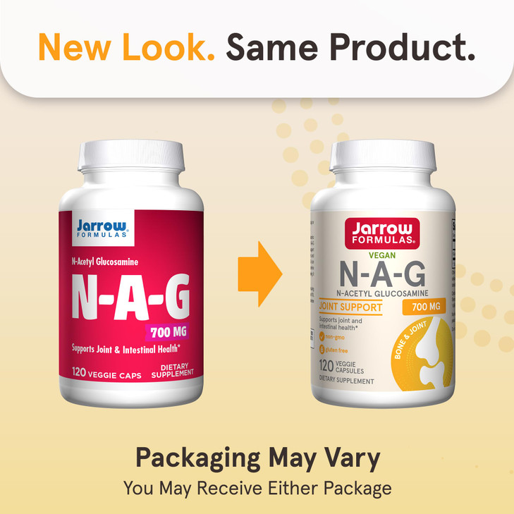Jarrow Formulas N-A-G 700 mg, N-Acetyl Glucosamine, Acetylated Form