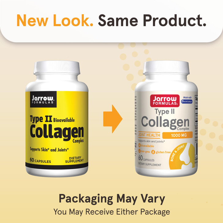 Jarrow Formulas Type II Collagen Complex 1000 mg Supplements, Supports Skin