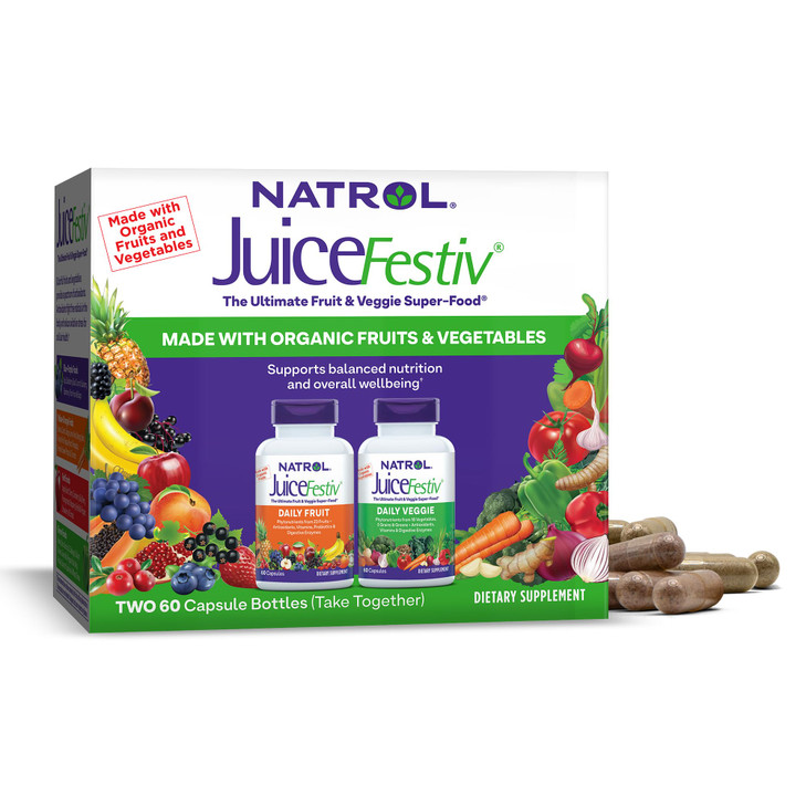 Natrol JuiceFestiv, Vitamins and Supplements for Nutrition & Well-Being