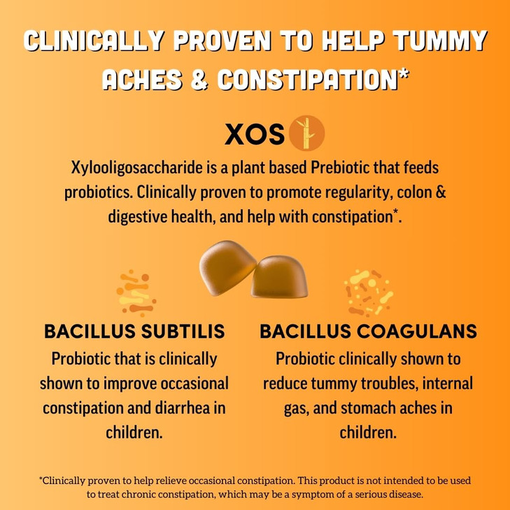 Llama Naturals Kids Probiotic with Prebiotic Fiber, Vegan, Organic Prebiotics