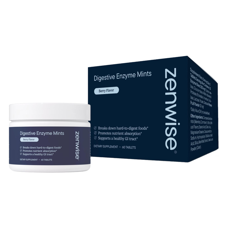 Zenwise Health Chewable Papaya Enzymes for Digestion & Gut Support