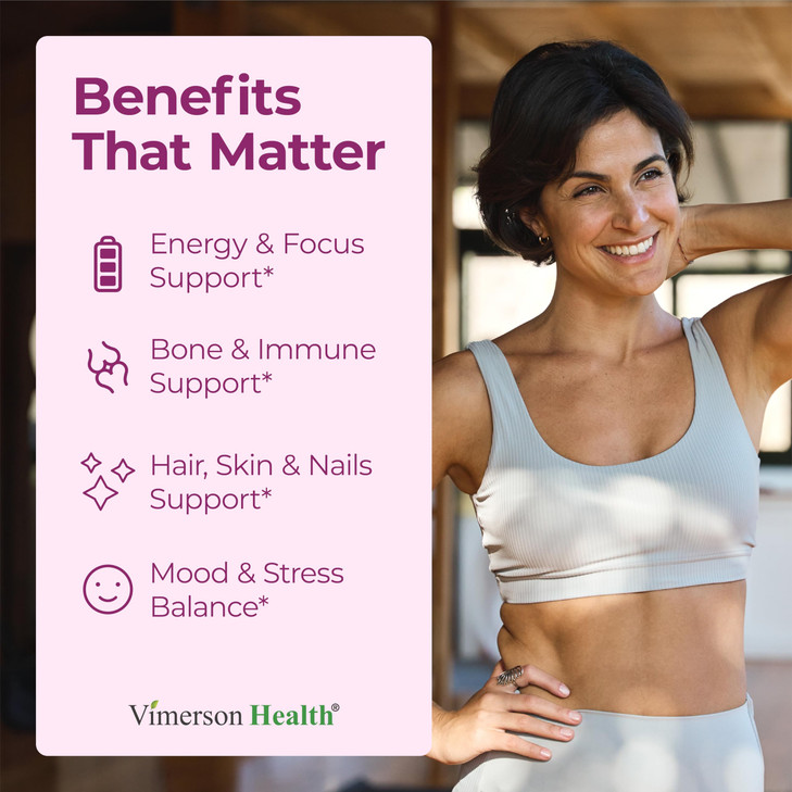 Multivitamin for Women with Bioavailable Vitamins, Minerals, Vitamin D, B12, C