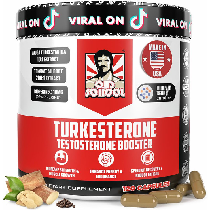 Old School Labs Testosterone Supplement for Men