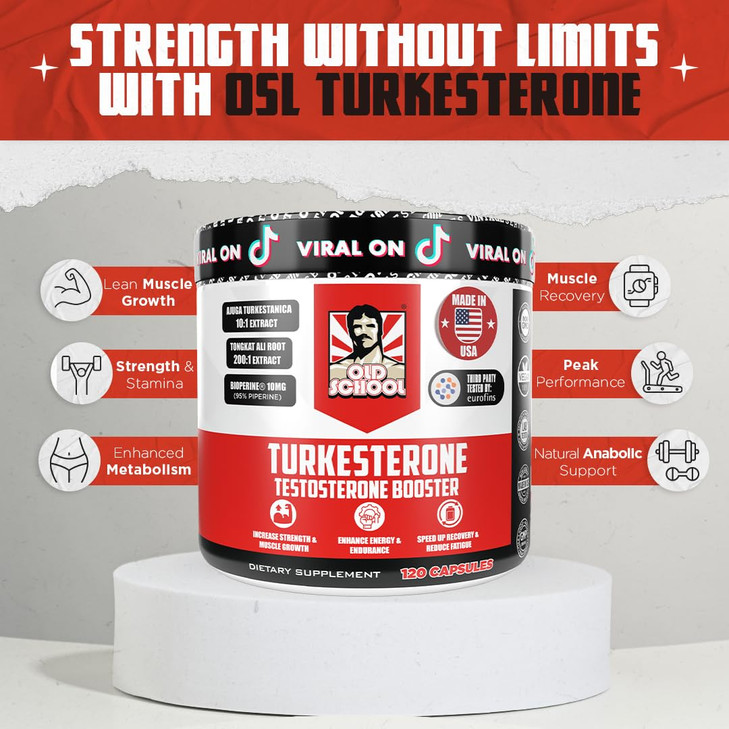 Old School Labs Testosterone Supplement for Men