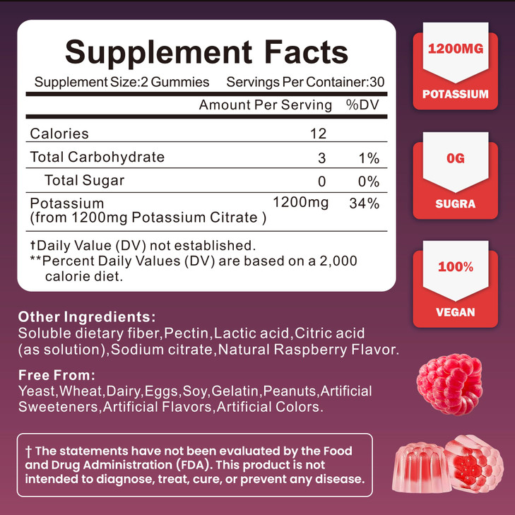 Soochic Potassium Citrate Gummies