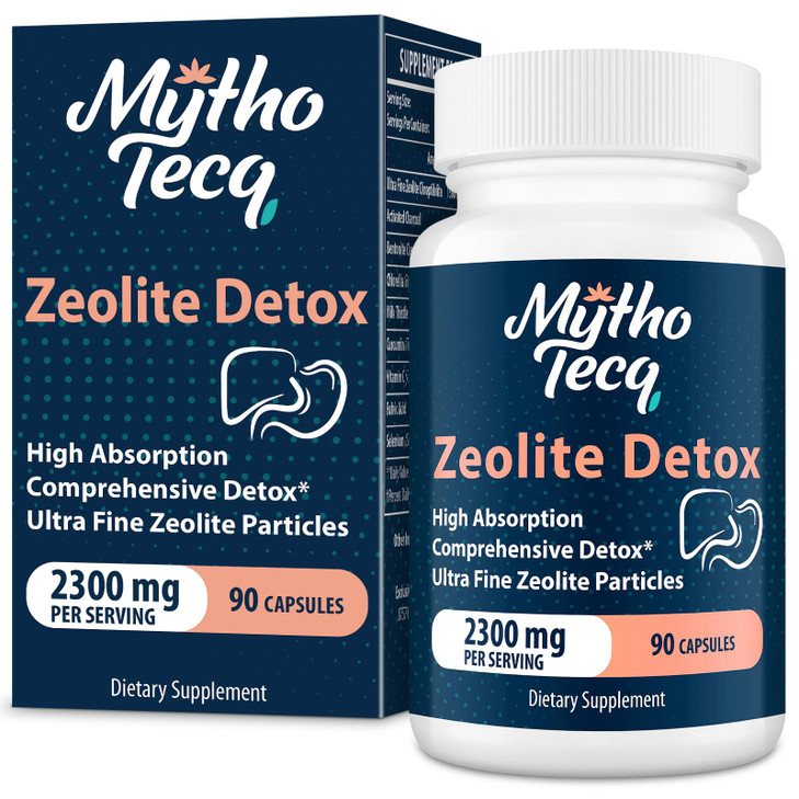MythoTecq 2300 MG Zeolite Detox Capsules