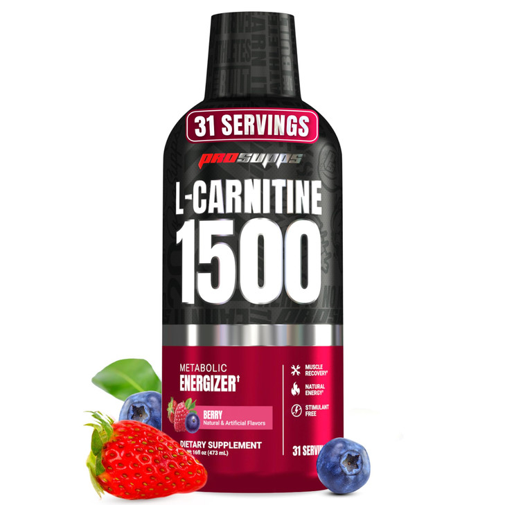ProSupps L-Carnitine Liquid 1500, Stimulant-Free Liquid Shots for Men & Women