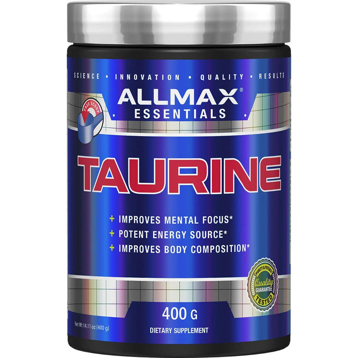 ALLMAX Essentials Taurine - 400 g Powder - Cell Volumizer