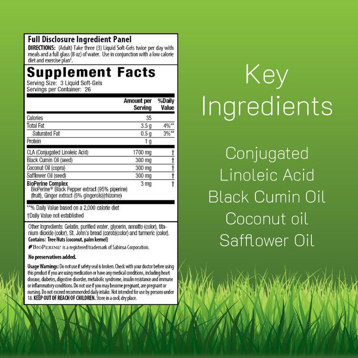 Irwin Naturals CLA Lean Body Fat Reduction - 80 Liquid Soft-Gels