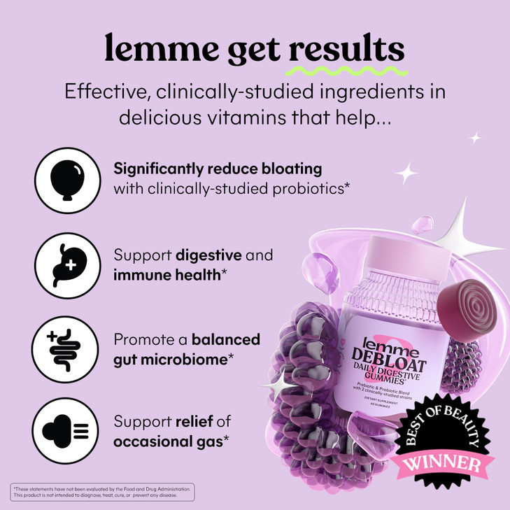 Lemme Debloat - Digestive & Gut Health Gummies