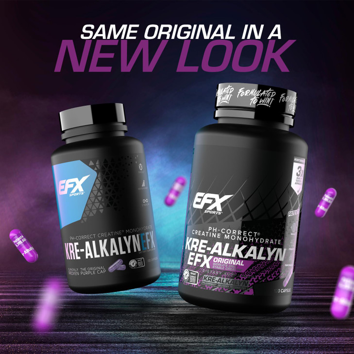 EFX Sports Kre-Alkalyn EFX - pH Correct Creatine Monohydrate Pill Supplement