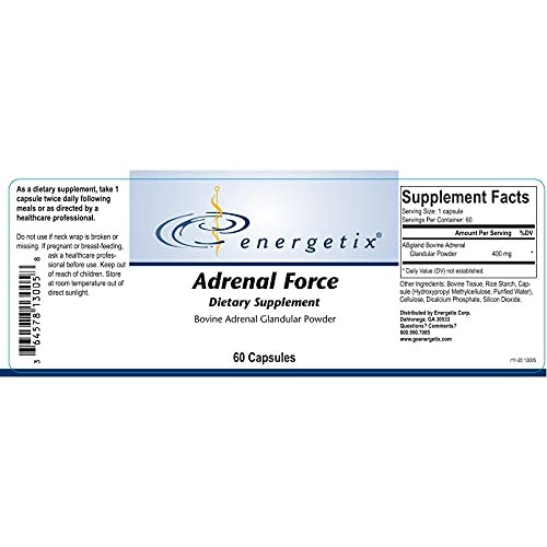 Adrenal Force 60 Capsules by Energetix