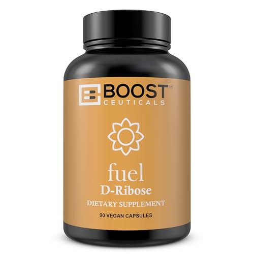 BoostCeuticals D-Ribose Capsules 90 - Pure Vegan D Ribose Supplement