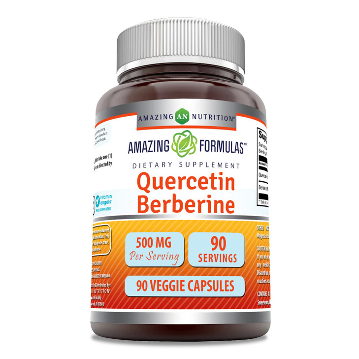 Amazing Formulas Quercetin 250 Mg & Berberine 250 Mg