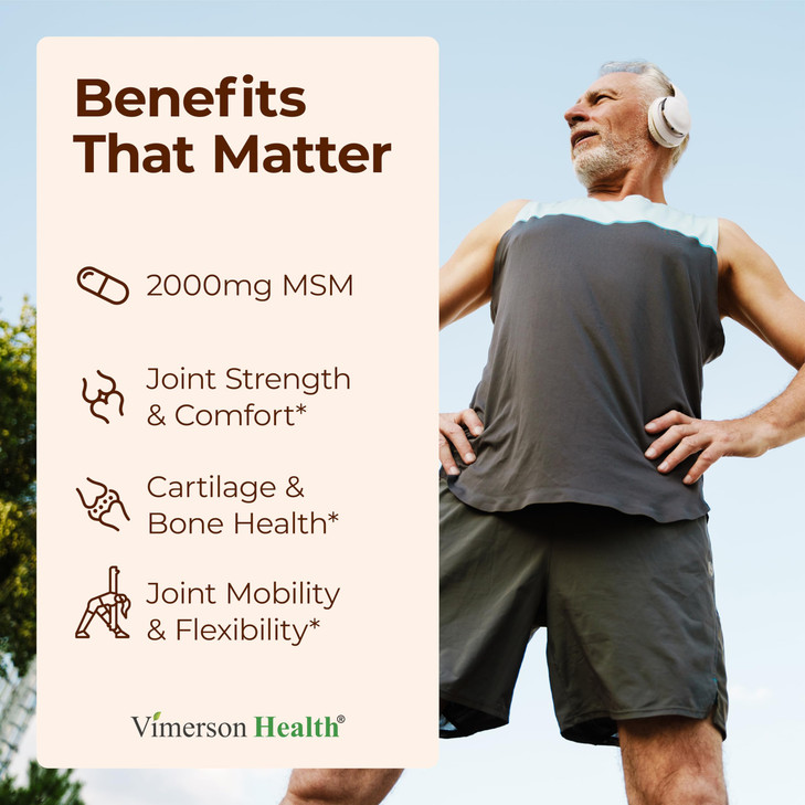 Glucosamine Chondroitin MSM Supplement - 3-in-1 Joint Supplements