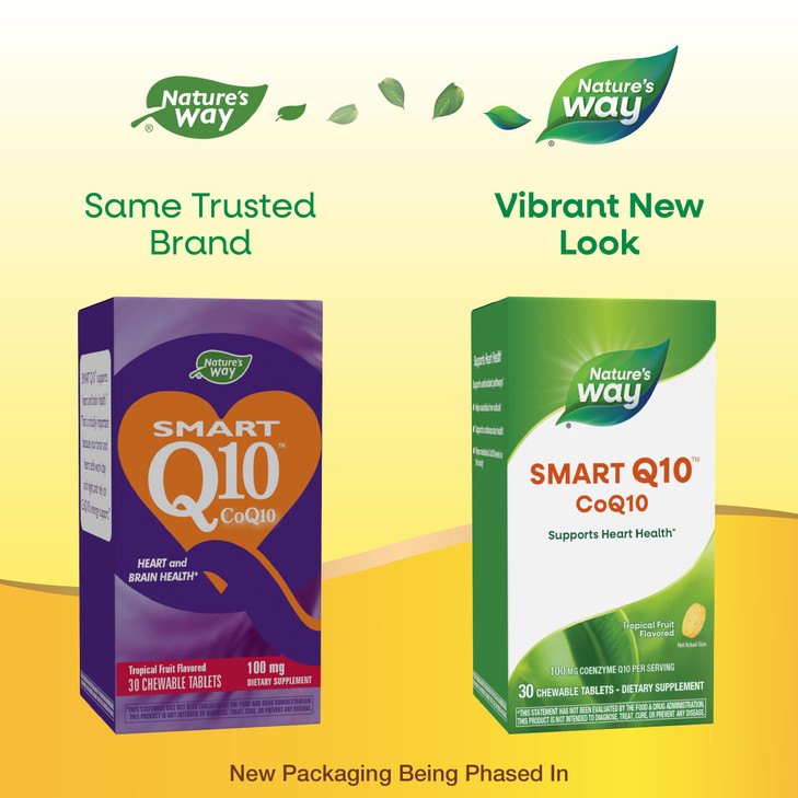 Nature's Way SMART Q10 CoQ10, Supports Heart Health & Cellular Energy*, Tropical