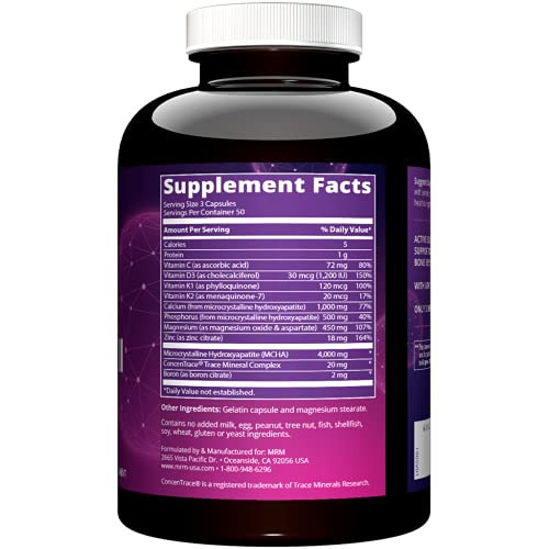 MRM Nutrition Bone Maximizer III - with MCHA + Vitamin D3 + Vitamin K2