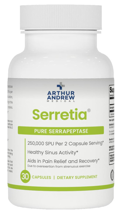 Arthur Andrew Medical, Serretia, Serrapeptase Formula for Muscle and Sinus